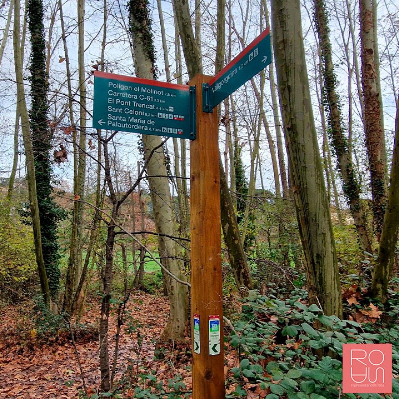 Banderola per Parcs i senders de la Diputació de Barcelona